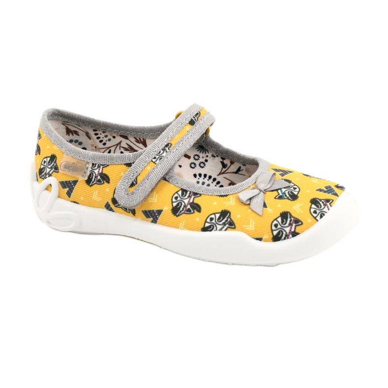 Calçados infantis Befado 114X424 cinza dourado