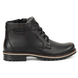 Polbut Botas de neve masculinas J35 kabir preto