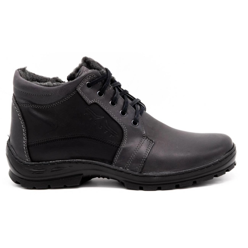 Polbut Sapatos de inverno masculinos cinza K9