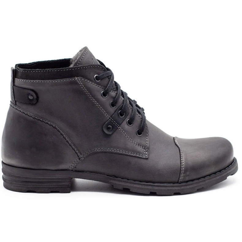 Polbut Sapatos masculinos de inverno cinza C15