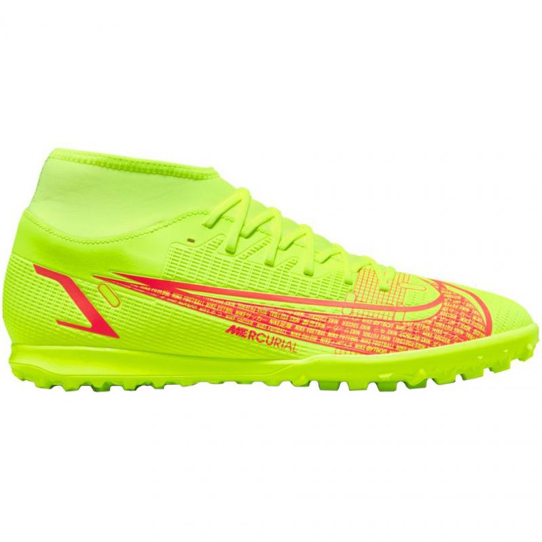 Chuteiras Nike Mercurial Superfly 8 Club Tf M CV0955 760 amarelo amarelos Chuteiras Nike Mercurial Superfly 8 Club Tf M CV0955 760 amarelo amarelos