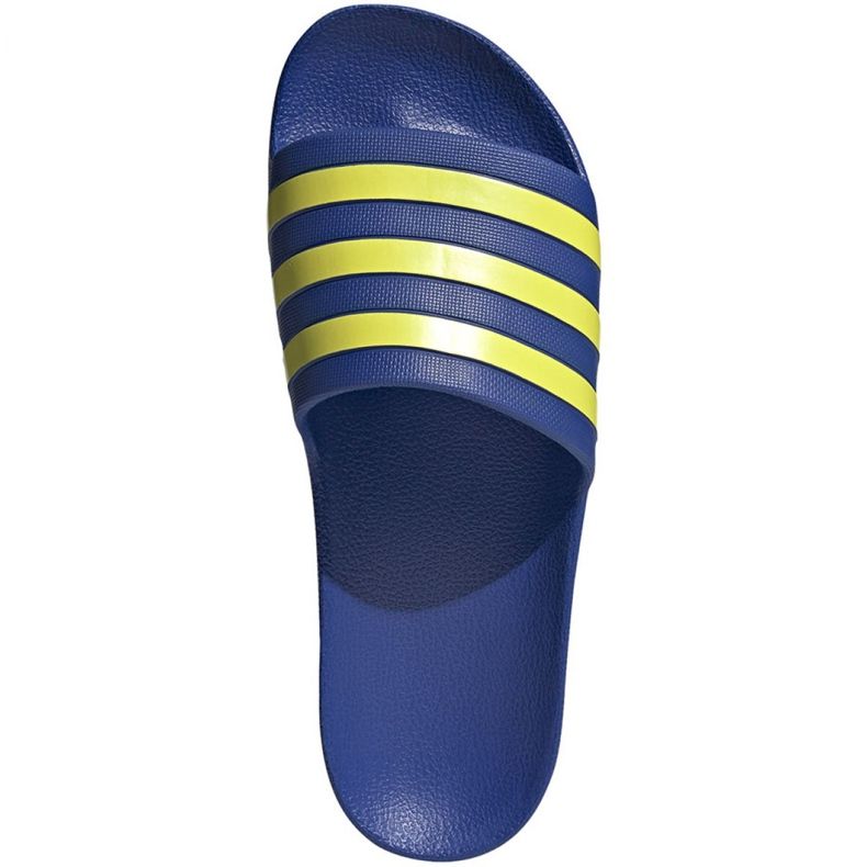 Chinelos Adidas Adilette Aqua EG1759 azul amarelo