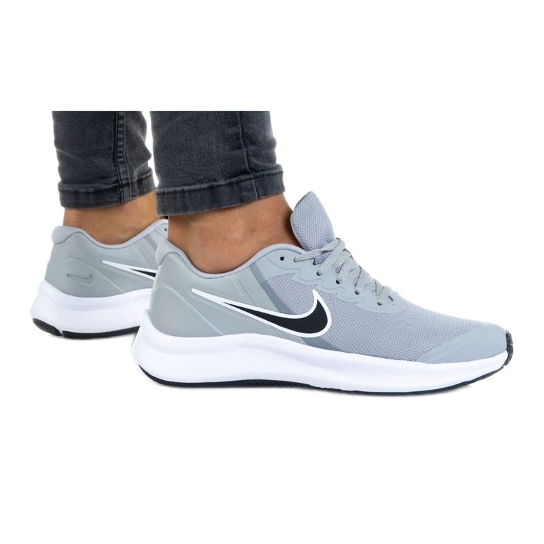 Tênis Nike Star Runner 3 (GS) W DA2776-005 cinza
