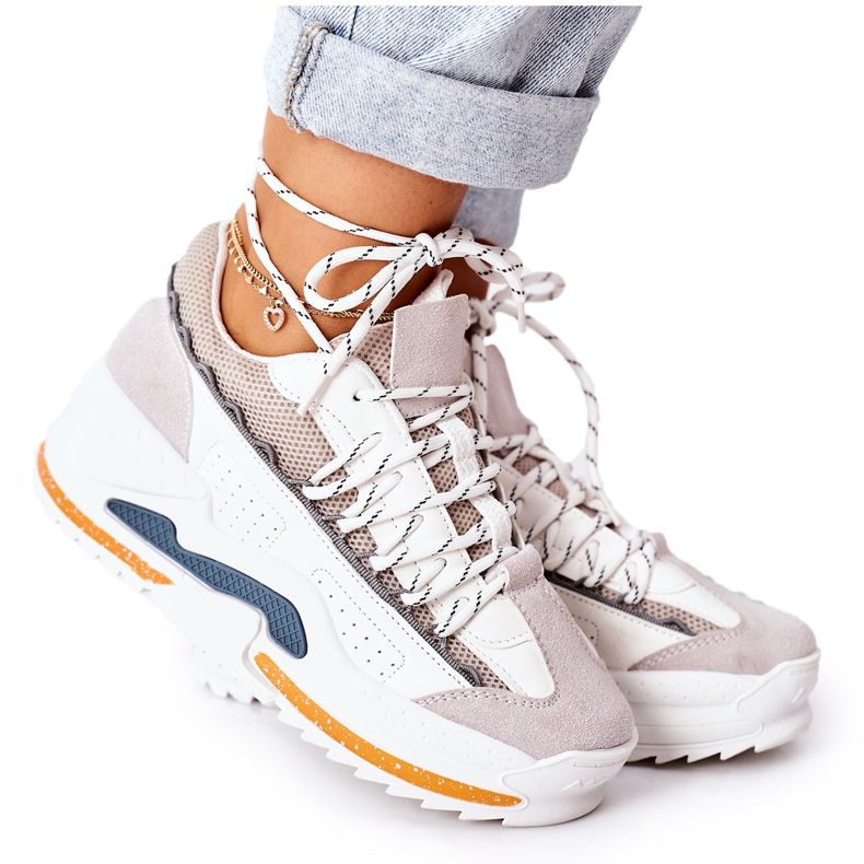 PS1 Tênis feminino esportivo Tênis Branco Aland