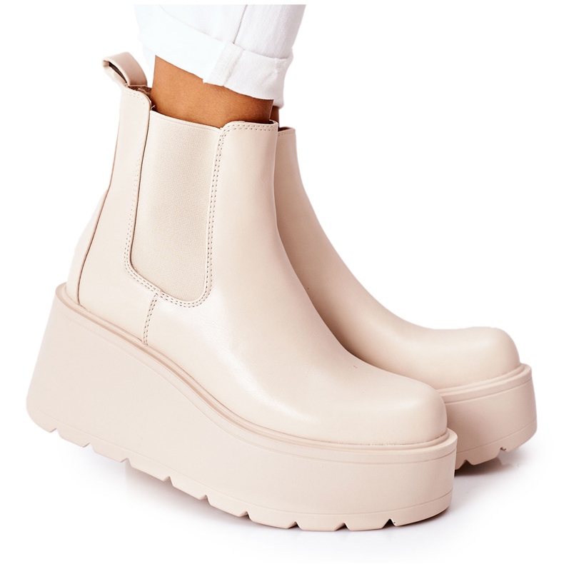 PB1 Botas Quentes Bege Montiano