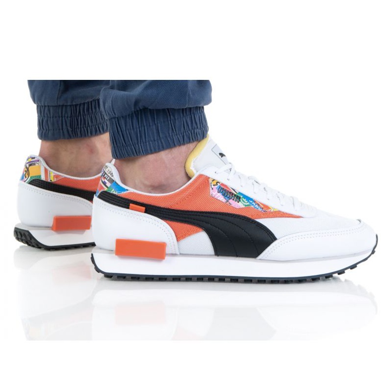 Calçados Puma Future Rider Ntl, Jogo M 375971 01 branco