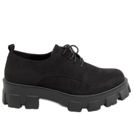 Mocassins pretos com sola grossa 8363 Black