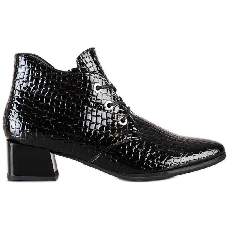 Botas de amarrar VINCEZA preto