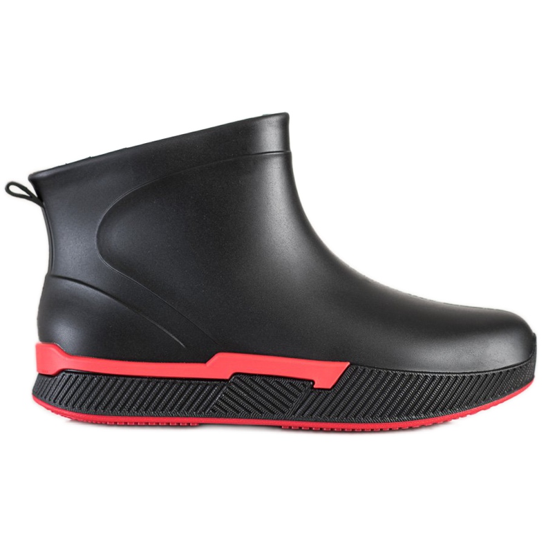 SHELOVET Galochas curtas na plataforma preto