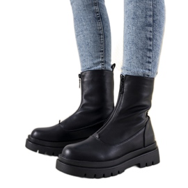 Botas pretas com sola alta Cowber preto
