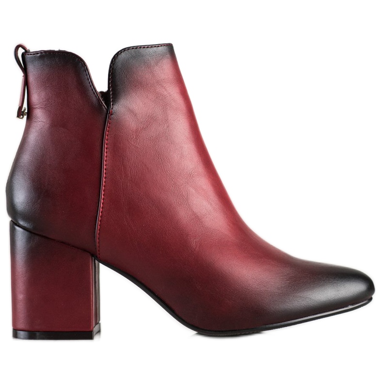 M.Daszyński Botas marrons com isolamento vermelho