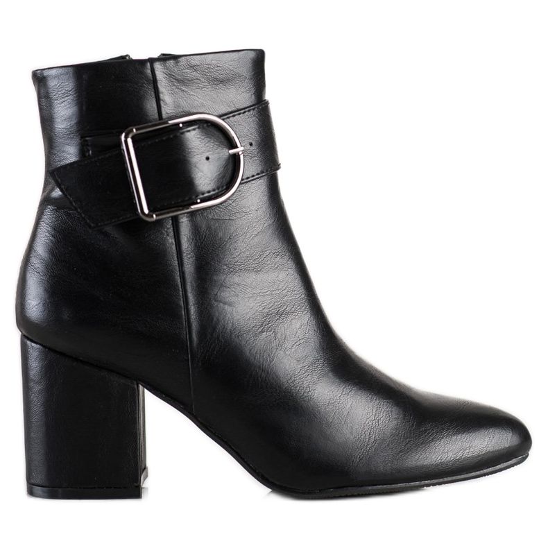 SHELOVET Botas Clássicas Com Fivela preto SHELOVET Botas Clássicas Com Fivela preto
