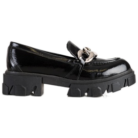 SHELOVET Mocassins Lacados preto