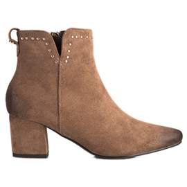 Botas em poste baixo VINCEZA marrom