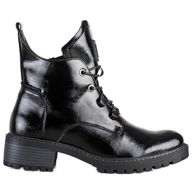 Botas pretas confortáveis ​​VINCEZA preto