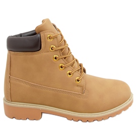 Botas de madeira camelo F662 Camel marrom