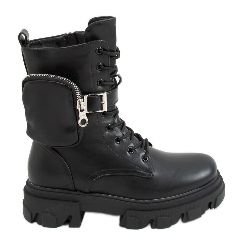 Trabalhadores Negros com Bolsa 168-291 Preto