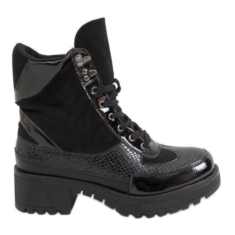 Botas com sola grossa KL-757 Preto
