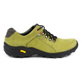 Olivier Sapatos de trekking verdes masculinos 296GT Olivier Sapatos de trekking verdes masculinos 296GT