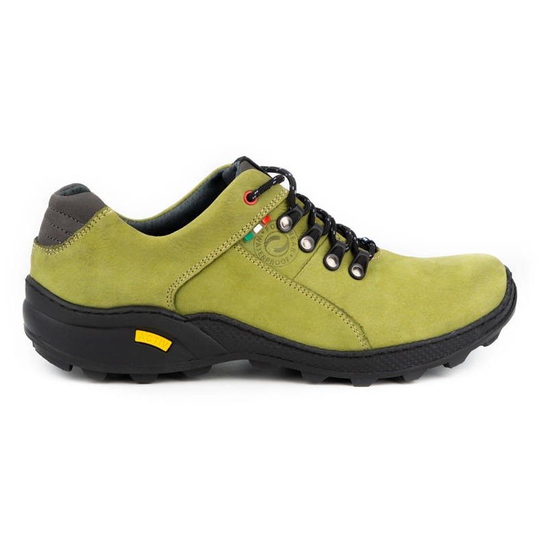 Olivier Sapatos de trekking verdes masculinos 296GT
