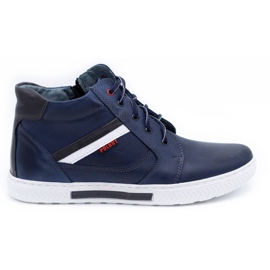 Polbut Sapatos de inverno masculino J47F azul marinho azul-marinho