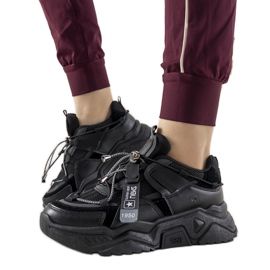 Tênis femininos negros Temida preto