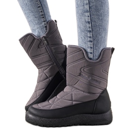Botas de neve femininas cinza da Debra