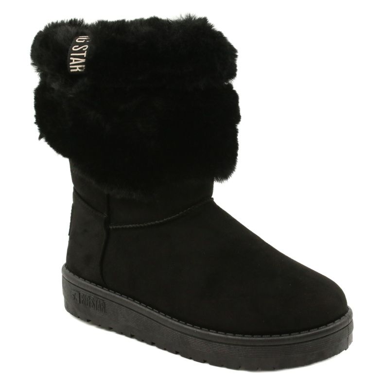 Mukluki feminino aquecido Big Star II274123 preto