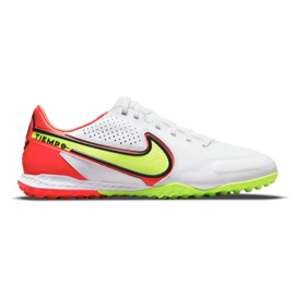 Chuteira Nike React Tiempo Legend 9 Pro Tf M DA1192-176 rosa, branco, multicolorido branco