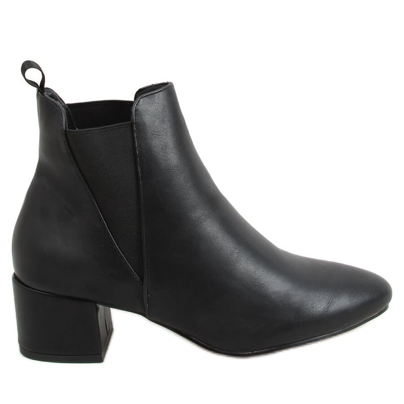 Botas pretas Chelsea, pretas G-248 Pretas preto