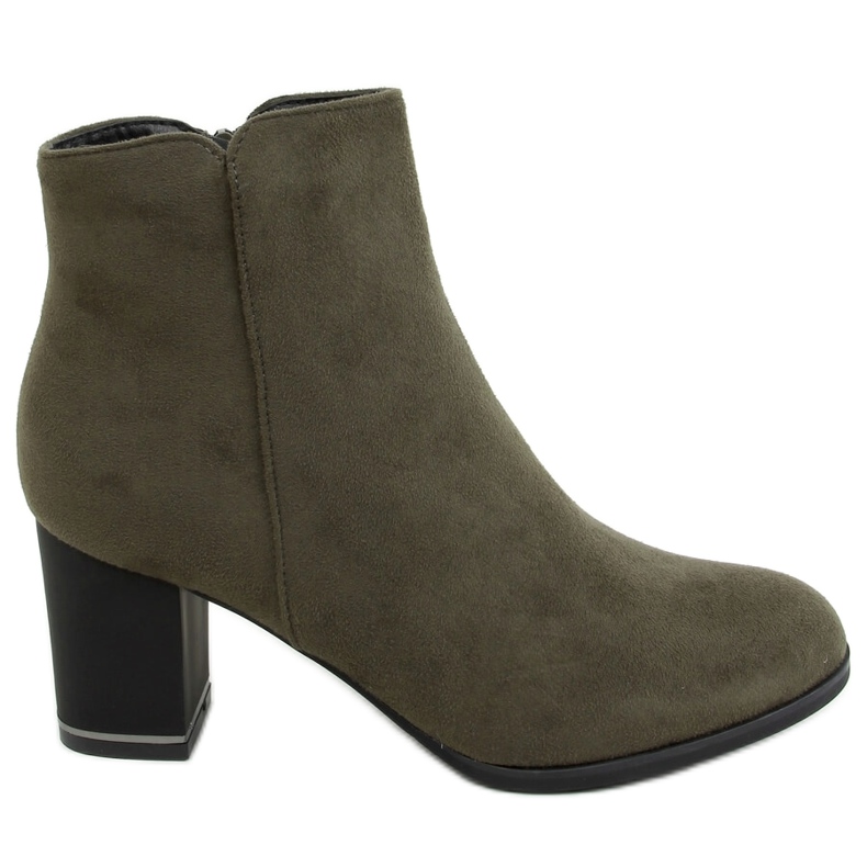 Botas verdes de salto baixo KL-718 Verde