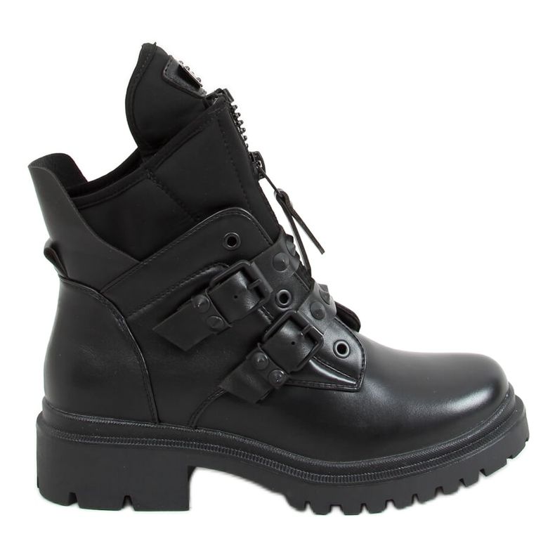 Botas militares pretas YY6808 Pretas preto