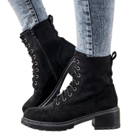 Deve ter botas femininas negras preto