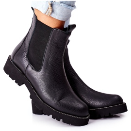 S.Barski Botas femininas pretas quentes Botas Jodhpur Roleta preto