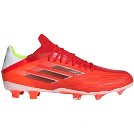 Chuteiras Adidas X Speedflow.2 Fg M FY3289 vermelho laranjas e vermelhos