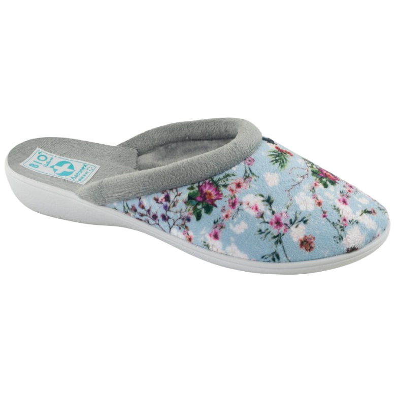 Chinelos Cherry Blossom Adanex 26763 Blue Aloe Vera azul cinza