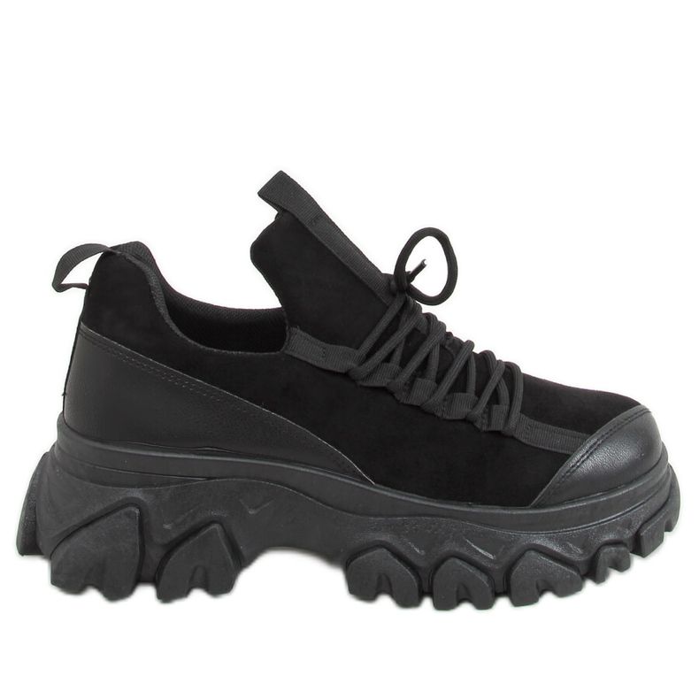 Sapatos esportivos pretos NB520P pretos de sola alta