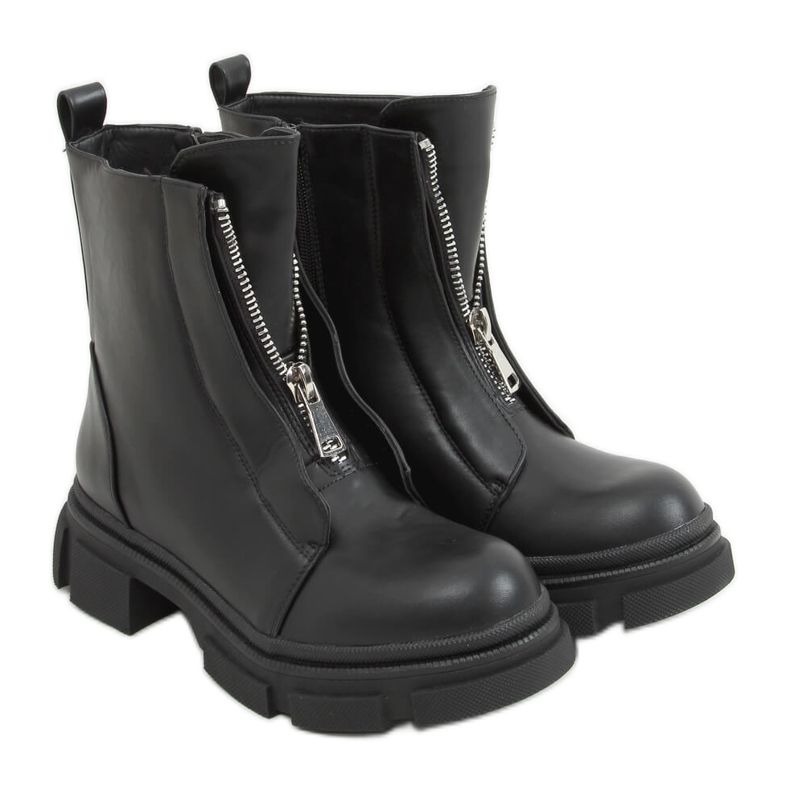 Botas de trabalho pretas QT05P pretas preto