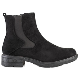 SHELOVET Botas de camurça preta preto SHELOVET Botas de camurça preta preto