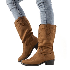 Botas de cowboy Camel LuckyShoes marrom