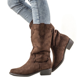 Botas de cowboy marrons LuckyShoes marrom