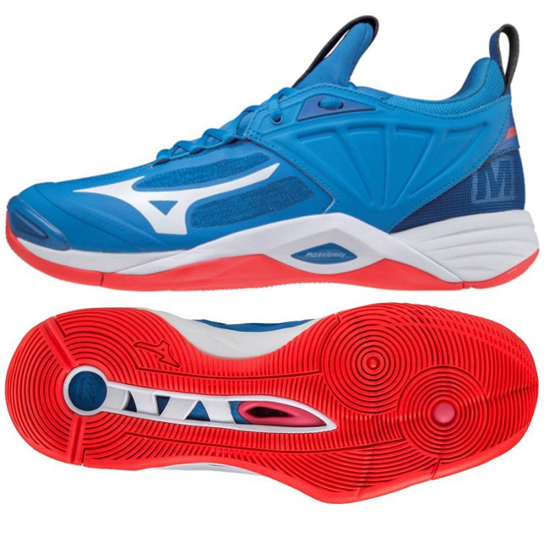 Tênis de vôlei Mizuno Wave Momentum Ii M V1GA211224 azul azul