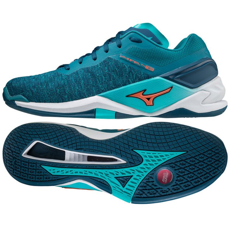 Sapatos Mizuno Wave Stealth Neo M X1GA200084 azul azul