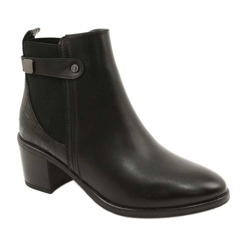 Botas isoladas clássicas femininas Sergio Leone BT630 Black preto