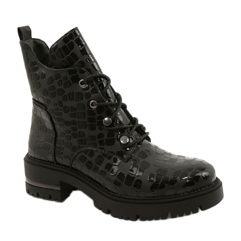 Botas Sergio Leone TR744 elegantes preto