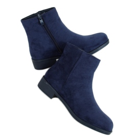Botas femininas clássicas Chelsea, azul marinho 6215 Navy azul-marinho