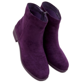 Botas Chelsea Violet Classic Femininas 6215 Roxo tolet