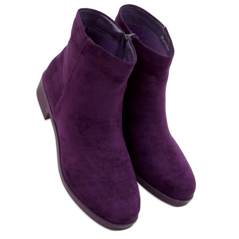 Botas Chelsea Violet Classic Femininas 6215 Roxo tolet