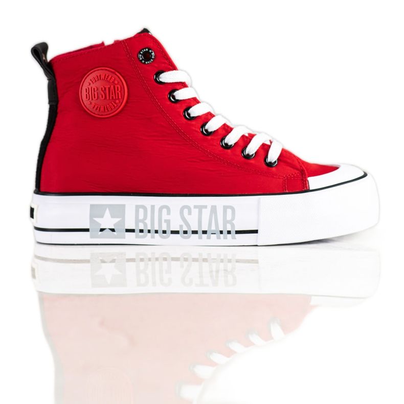 Tênis feminino Big Star II274018 vermelho