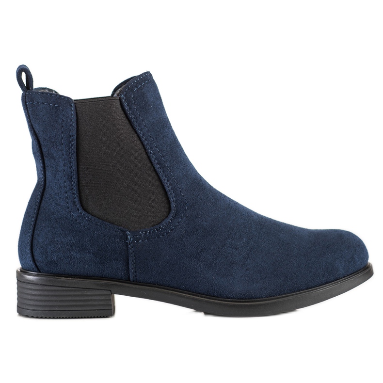 SHELOVET Botas chelsea elegantes azul